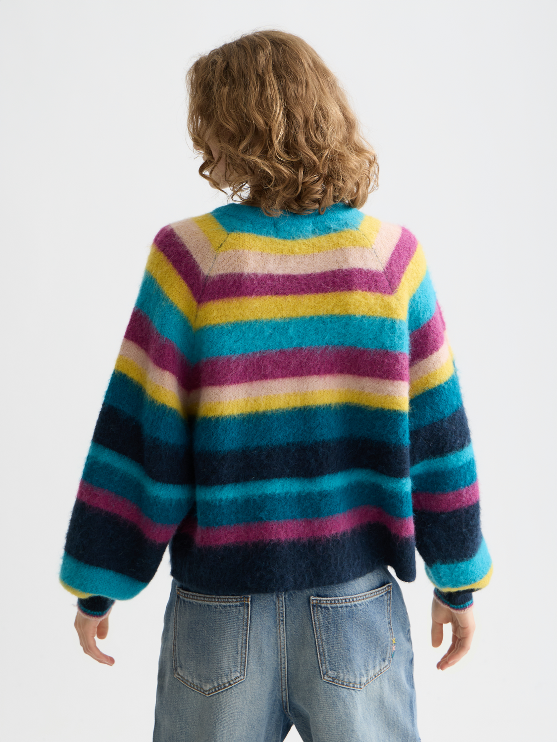 Striped oversized pullover