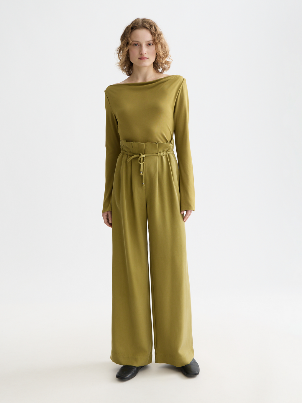 Drapey modal long sleeve T-shirt