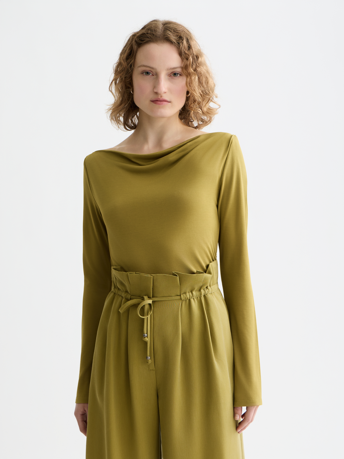 Drapey modal long sleeve T-shirt