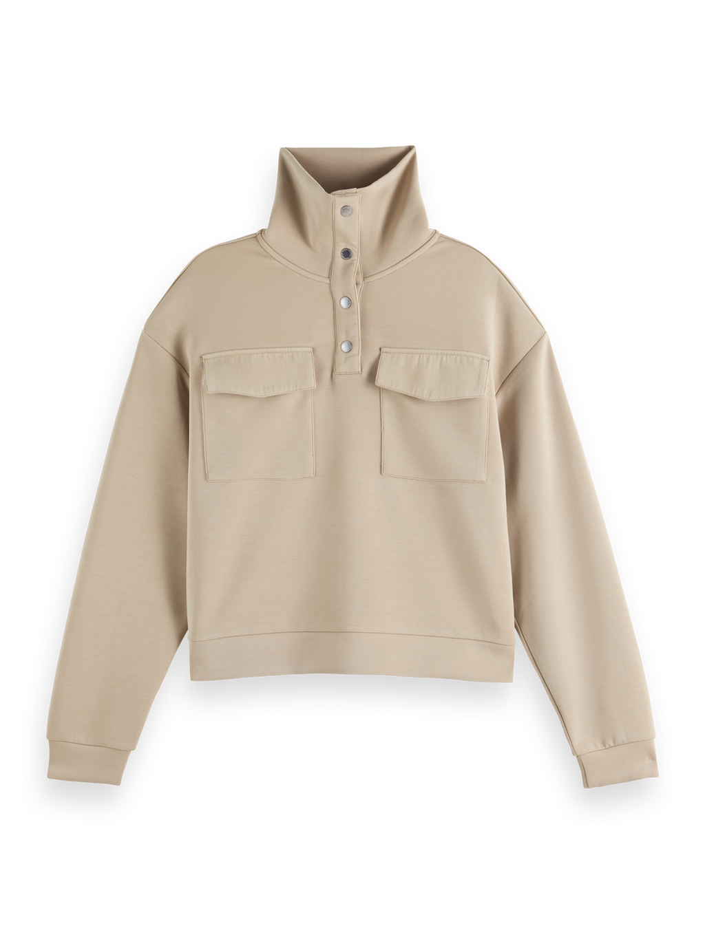 Tencel utility sweatshirt