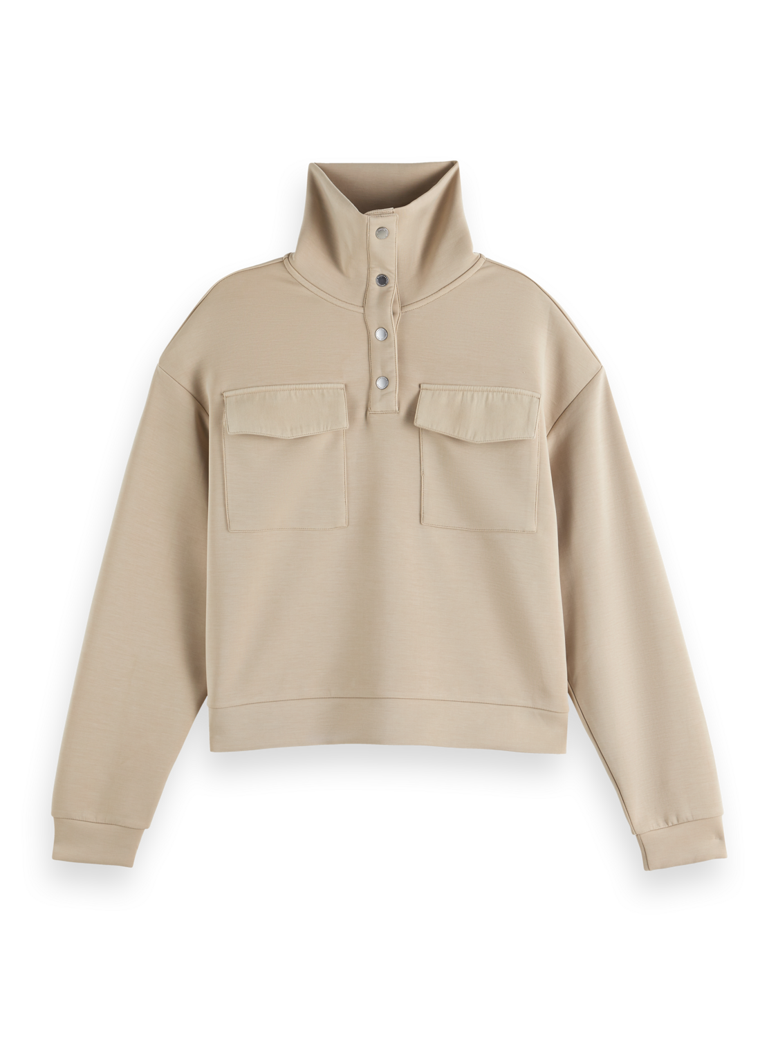 Tencel utility sweatshirt