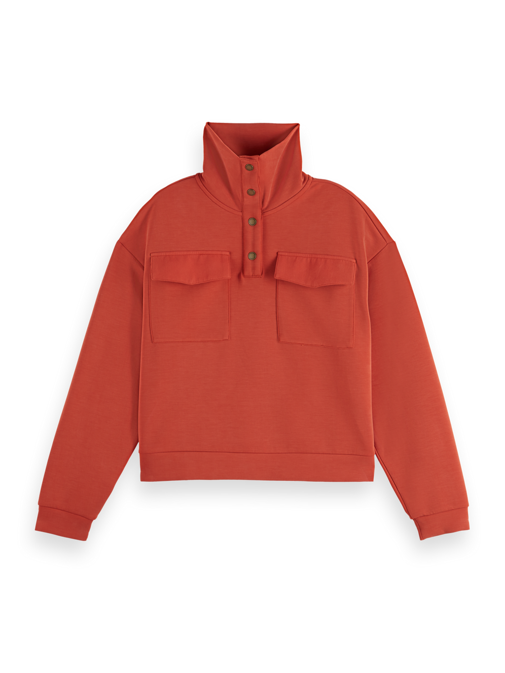 Tencel utility sweatshirt