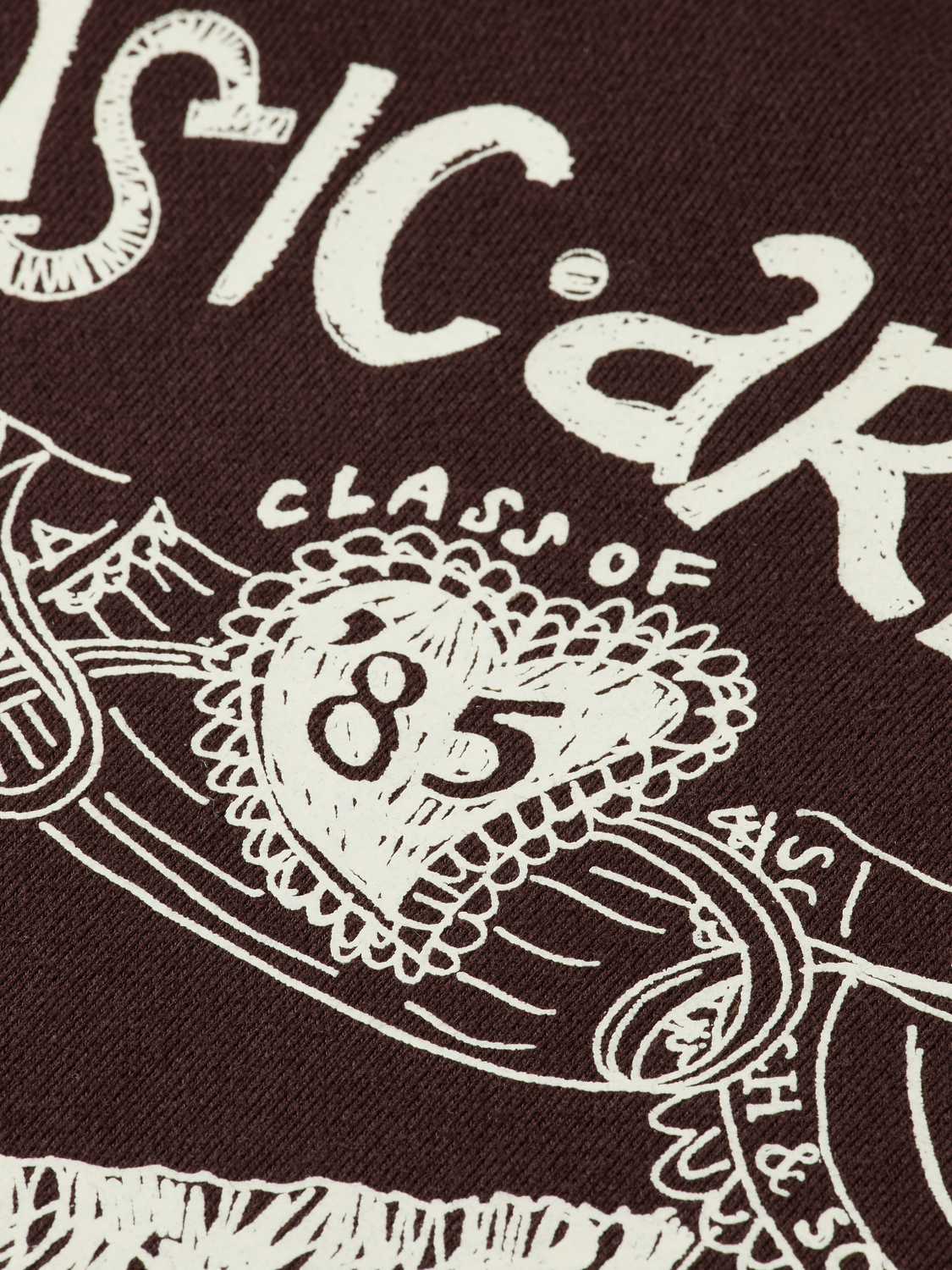 Artwork oversized sweatshirt