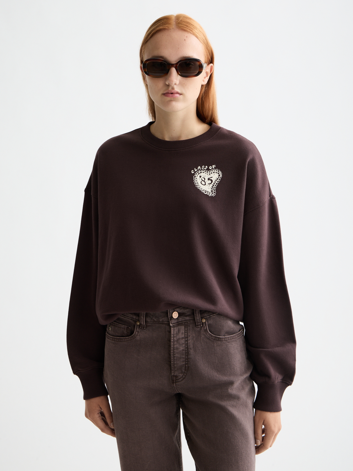 Artwork oversized sweatshirt