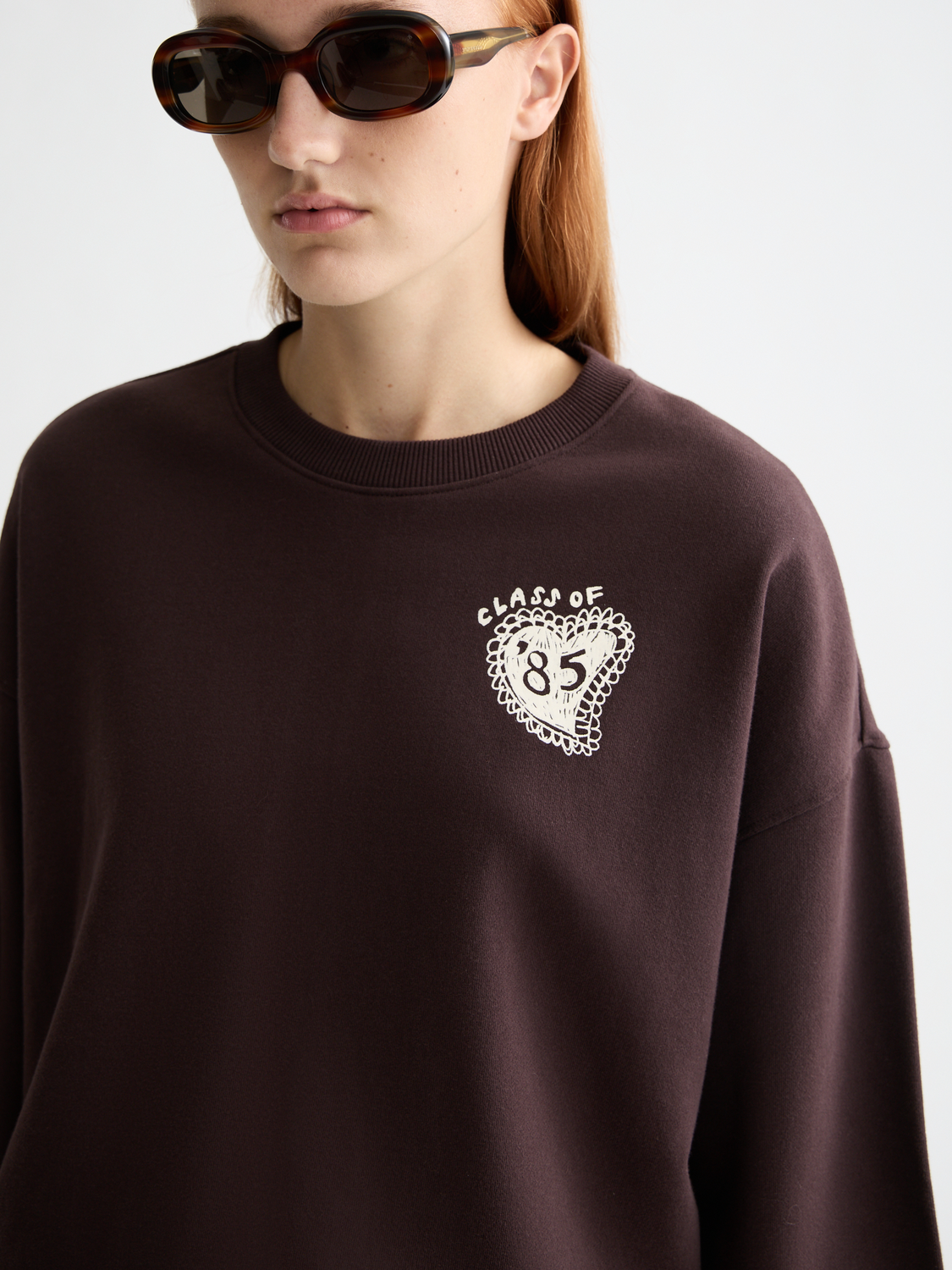 Artwork oversized sweatshirt