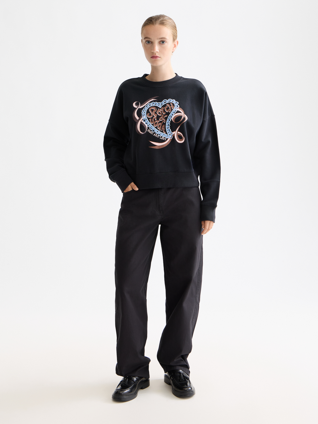 Artwork relaxed sweatshirt