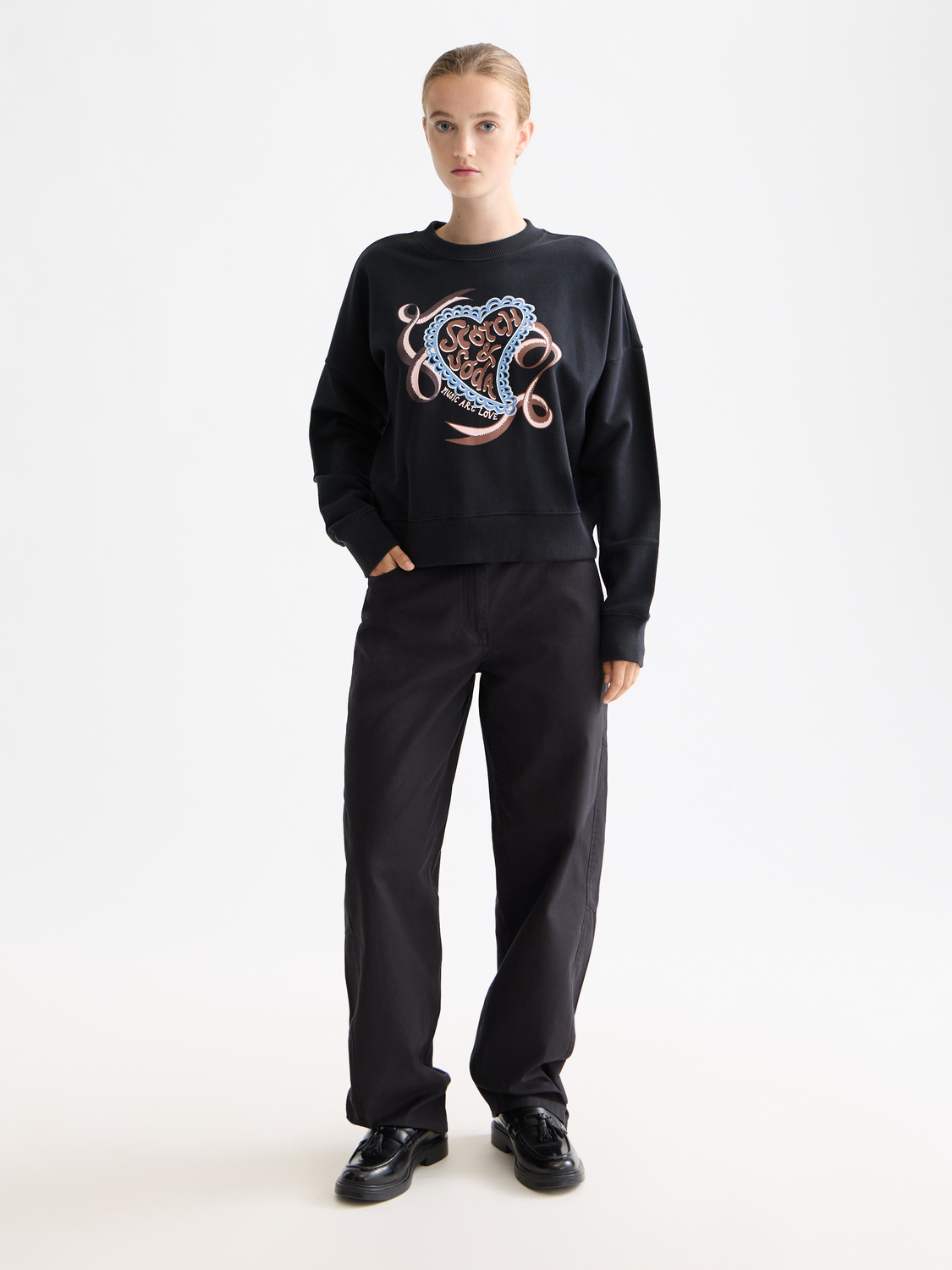 Artwork relaxed sweatshirt