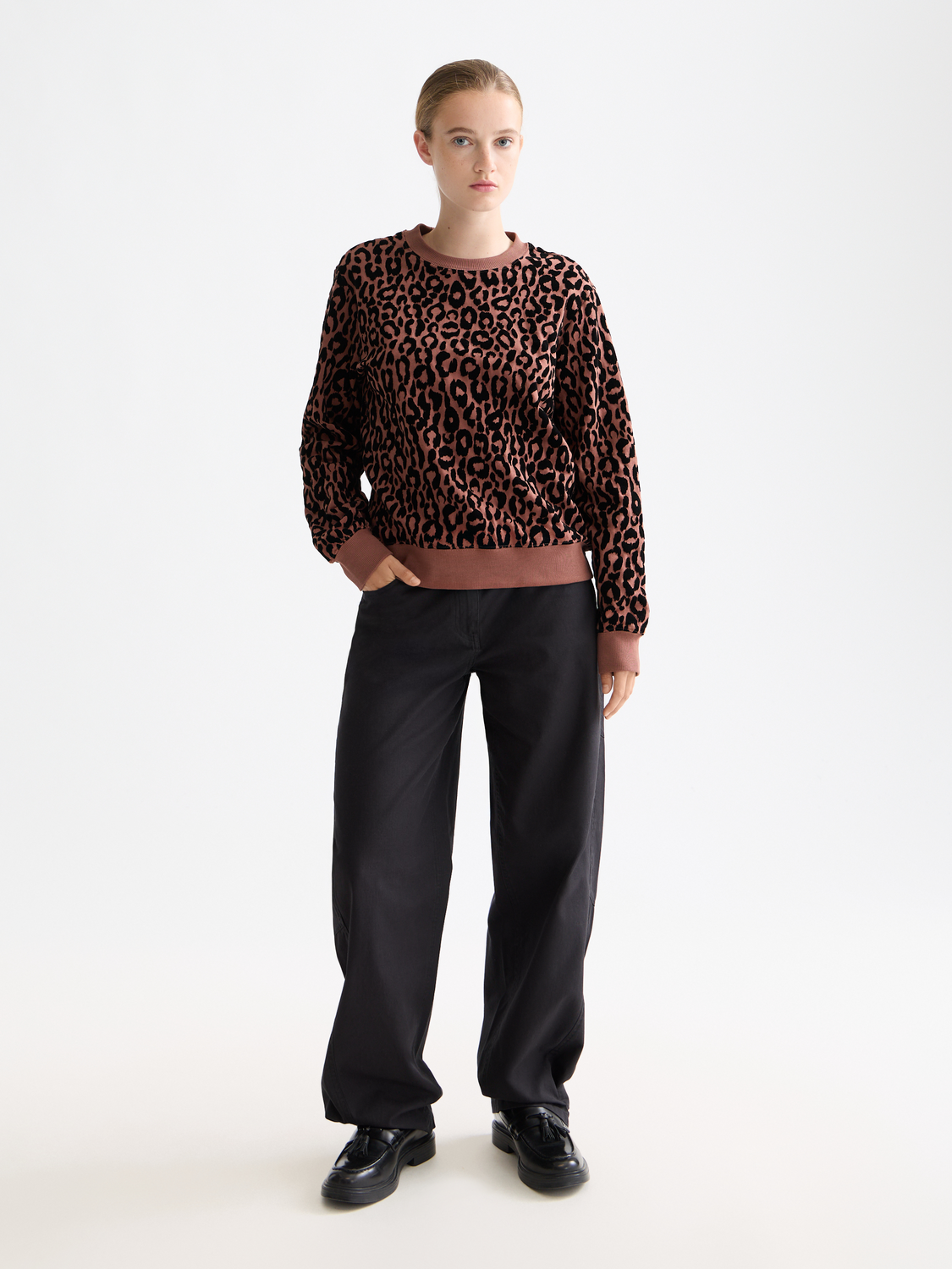 Flock artwork regular sweatshirt