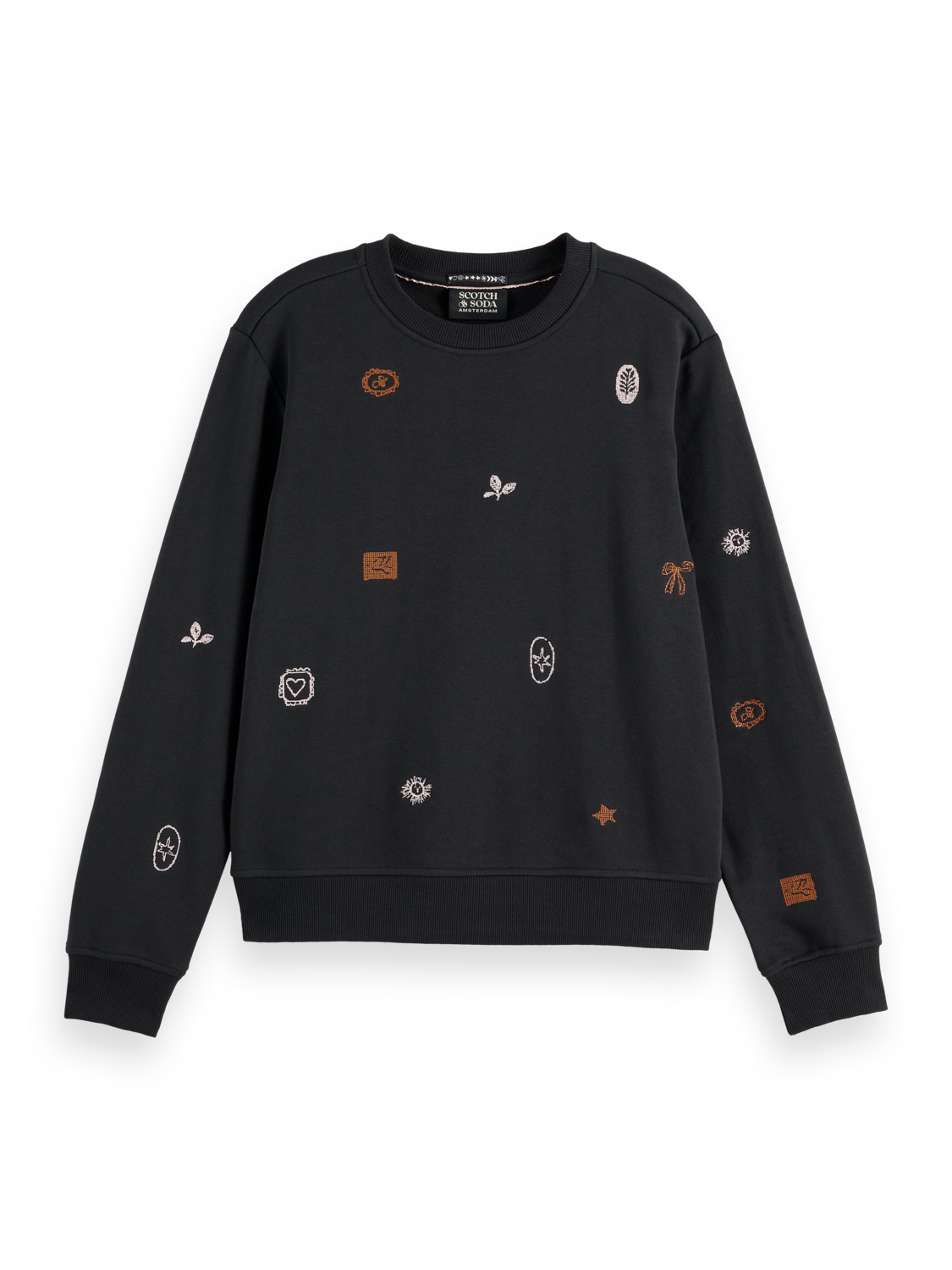 Mini embroidery regular sweatshirt