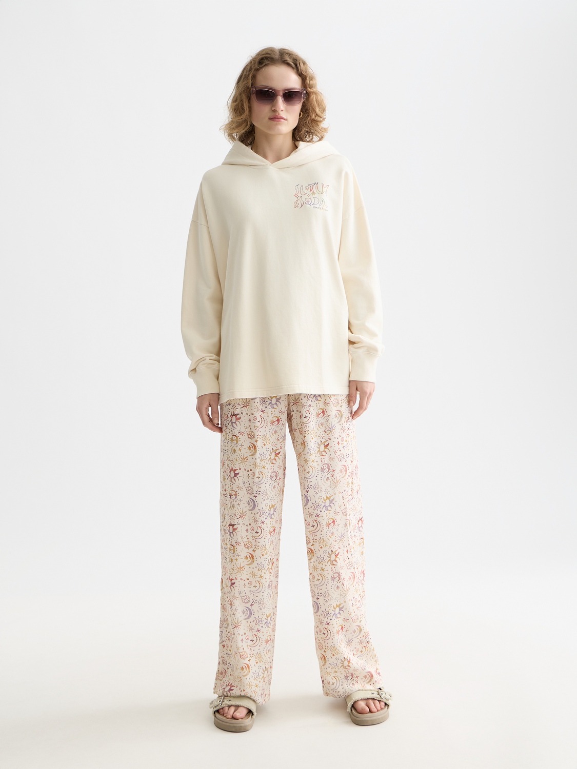 Washed artwork hoodie