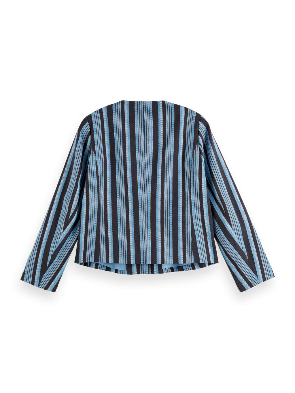 Textured Striped Blazer