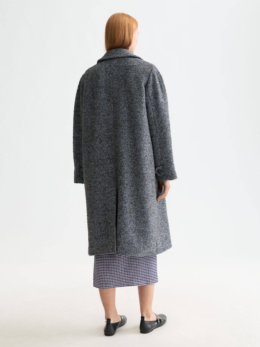 Wool blend carcoat
