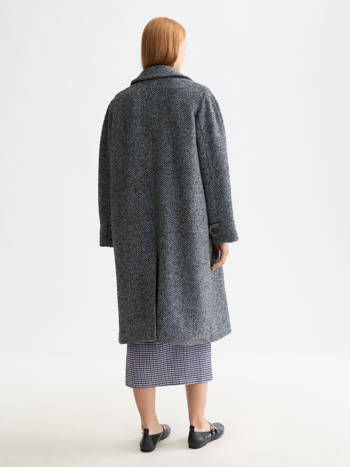 Wool blend carcoat