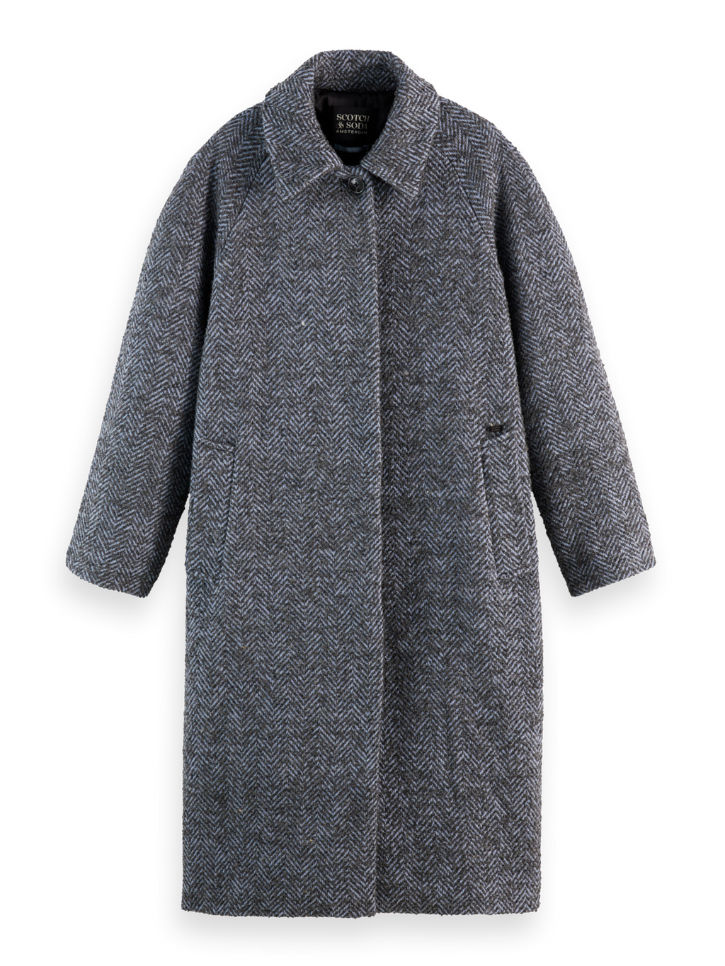 Wool blend carcoat