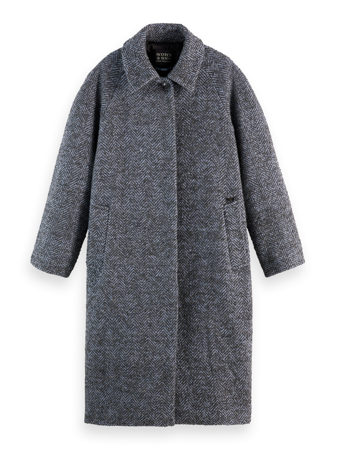 Wool blend carcoat