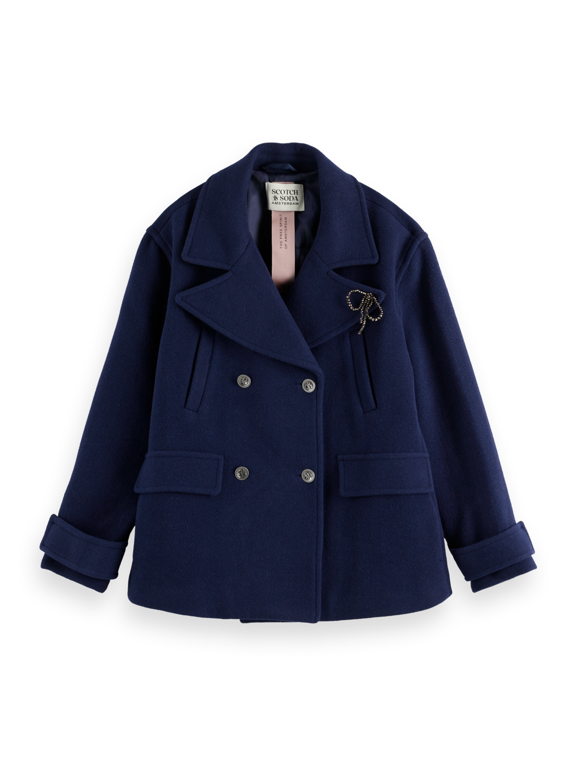 Mid length peacoat