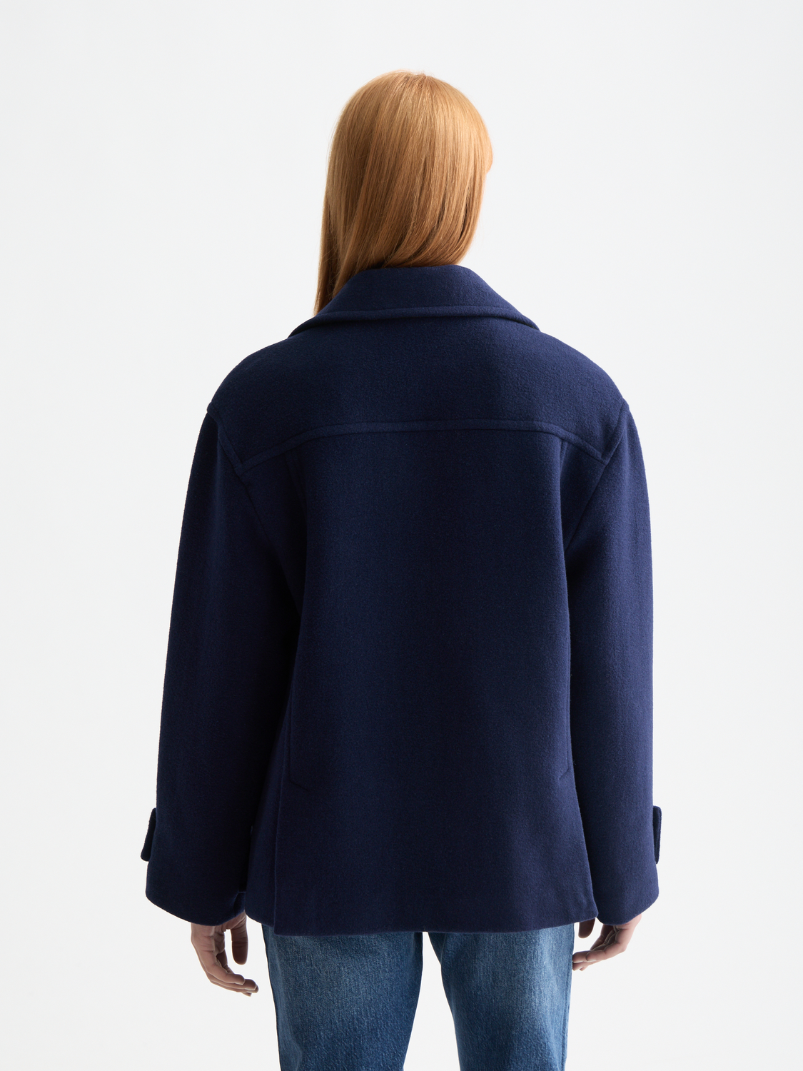 Mid length peacoat