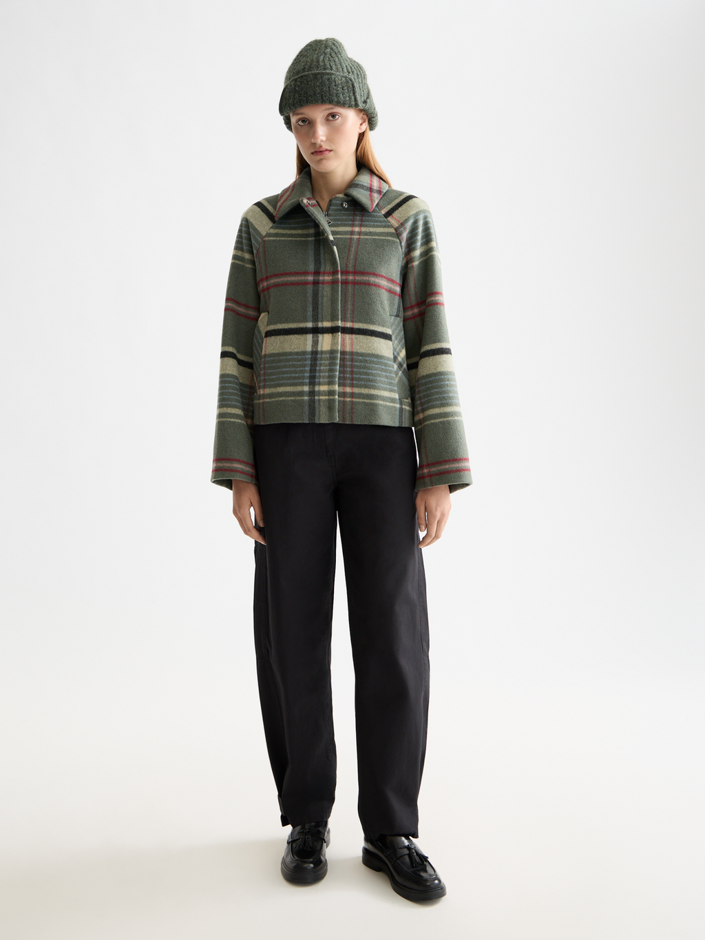Boxy shirt jacket