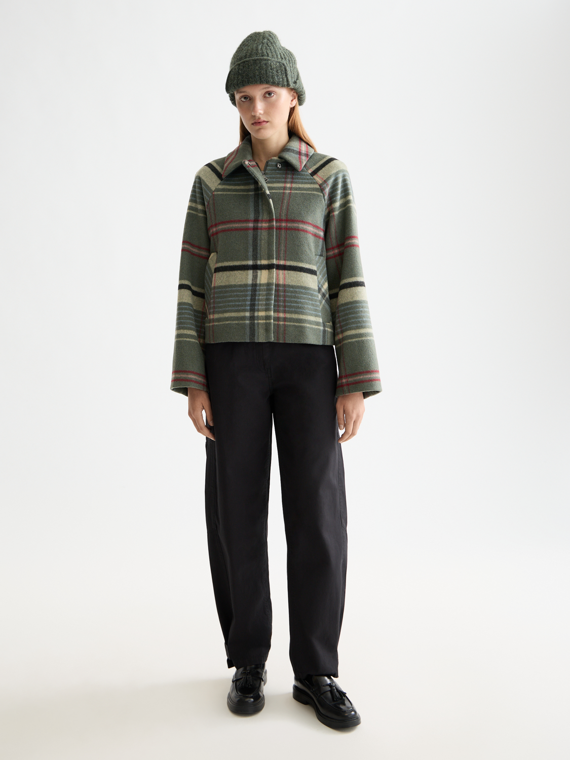 Boxy shirt jacket