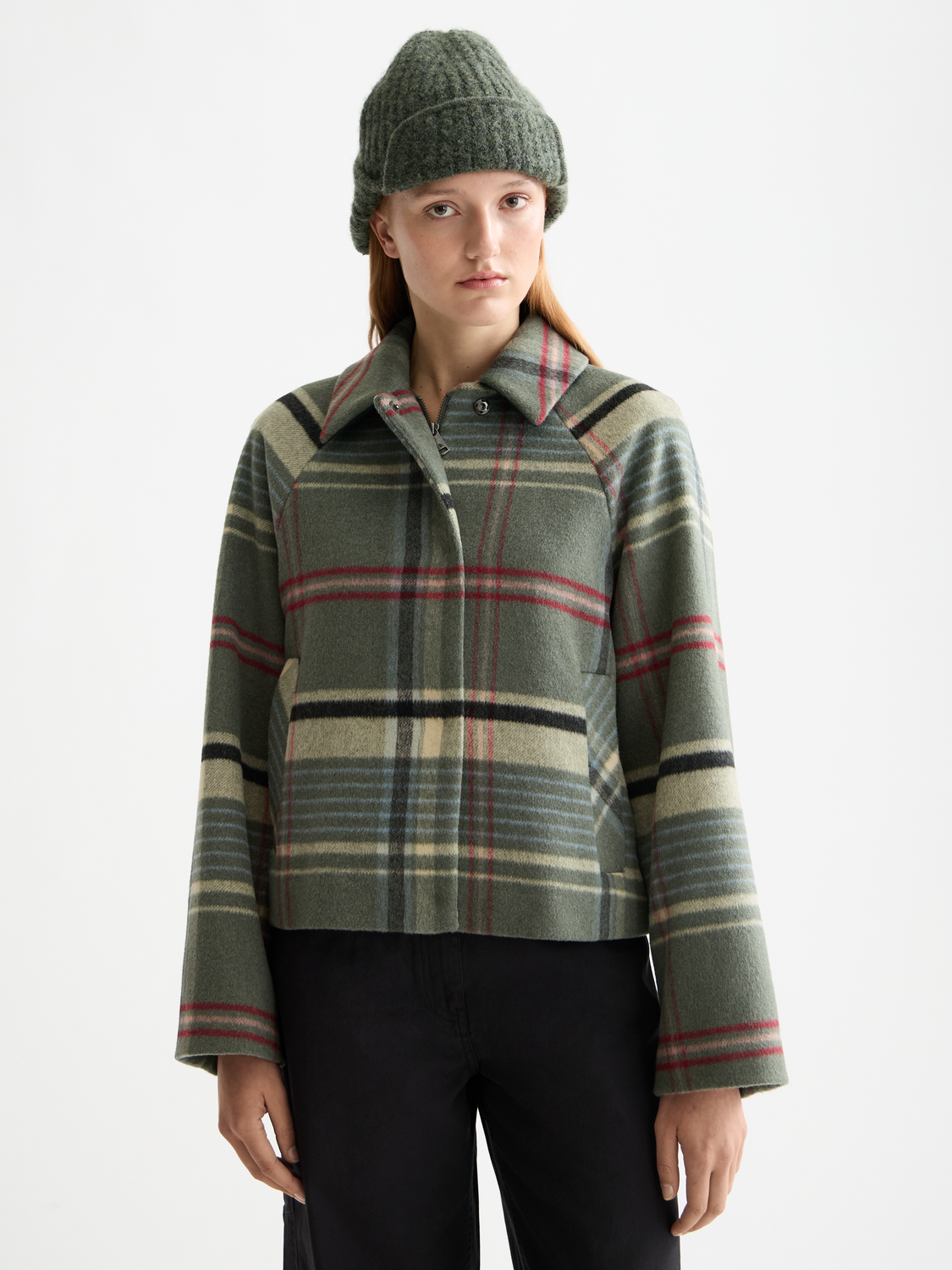 Boxy shirt jacket