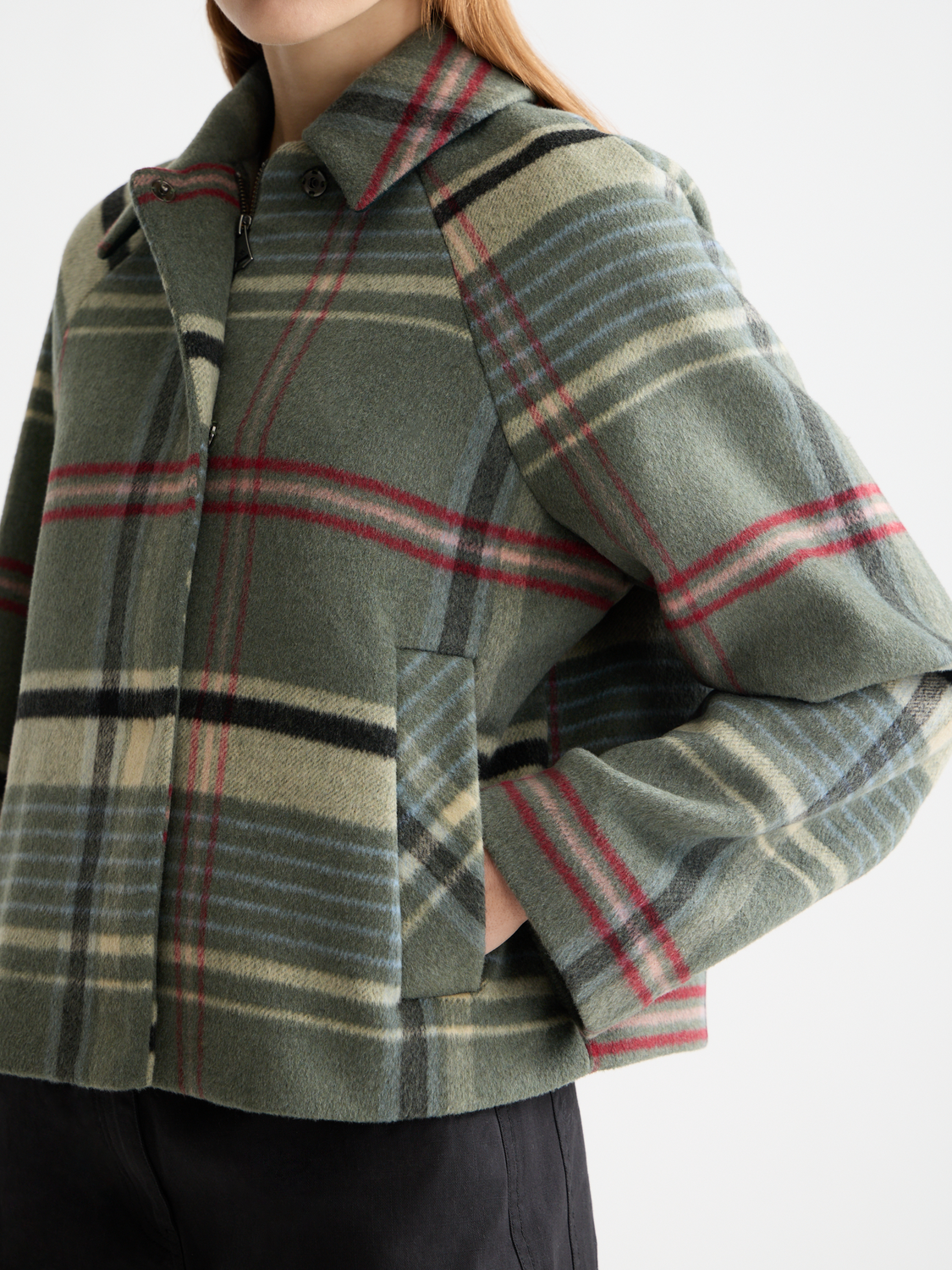 Boxy shirt jacket