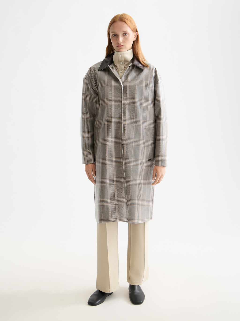 Coated raincoat