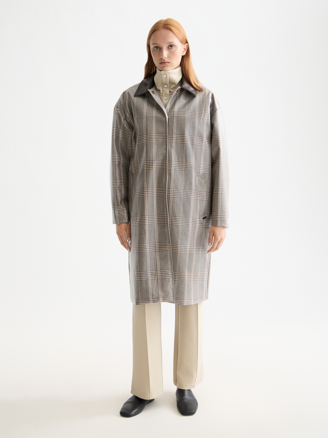 Coated raincoat