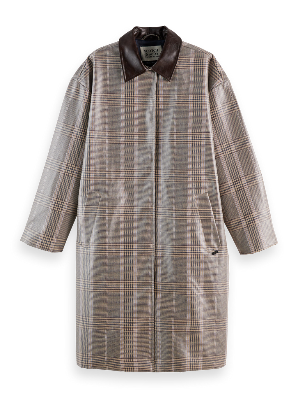 Coated raincoat