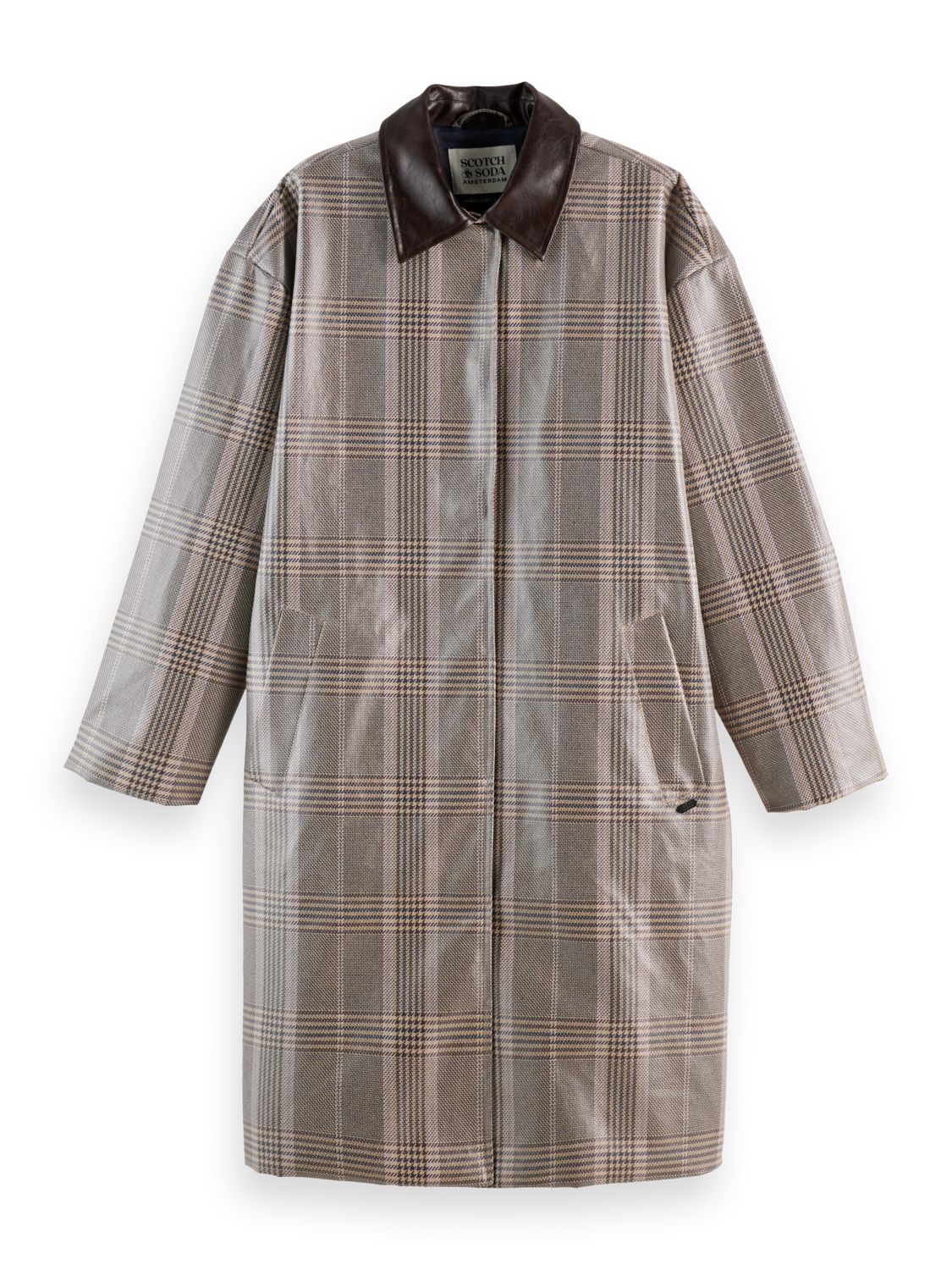 Coated raincoat