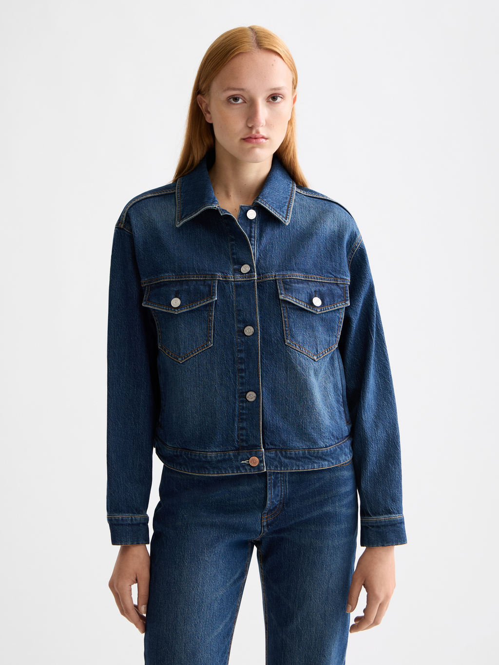 Cropped Denim Jacket – Let It Rain Collection
