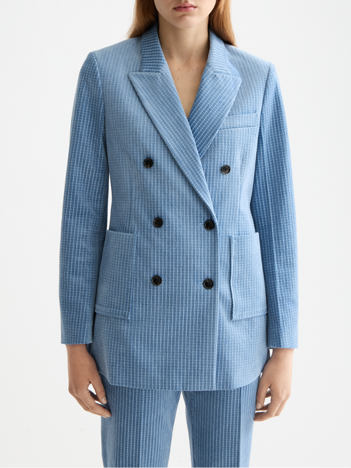 Corduroy double breasted blazer – Scotch & Soda Amsterdam