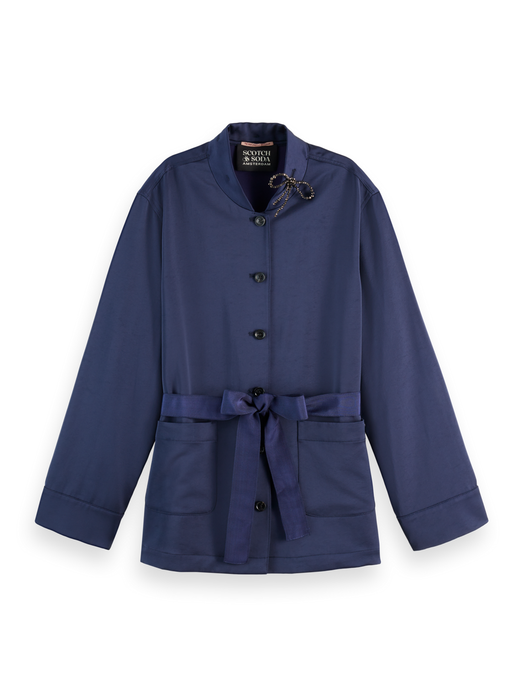 Satin blazer