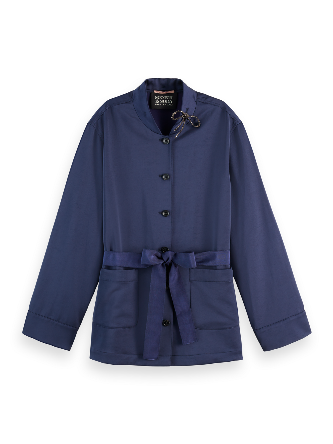 Satin blazer