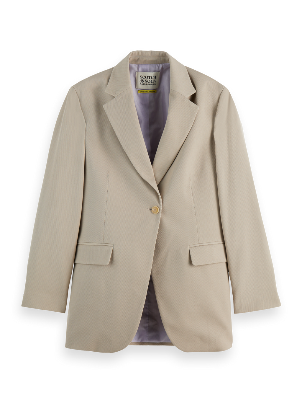 Gabardine single breasted Blazer