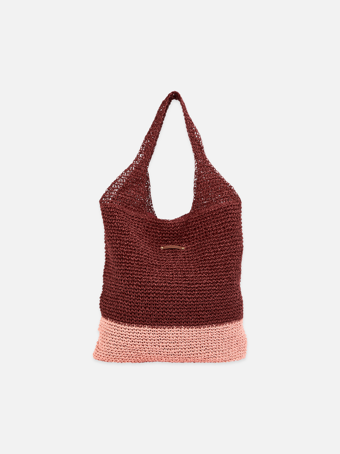 Oversized paper straw bag