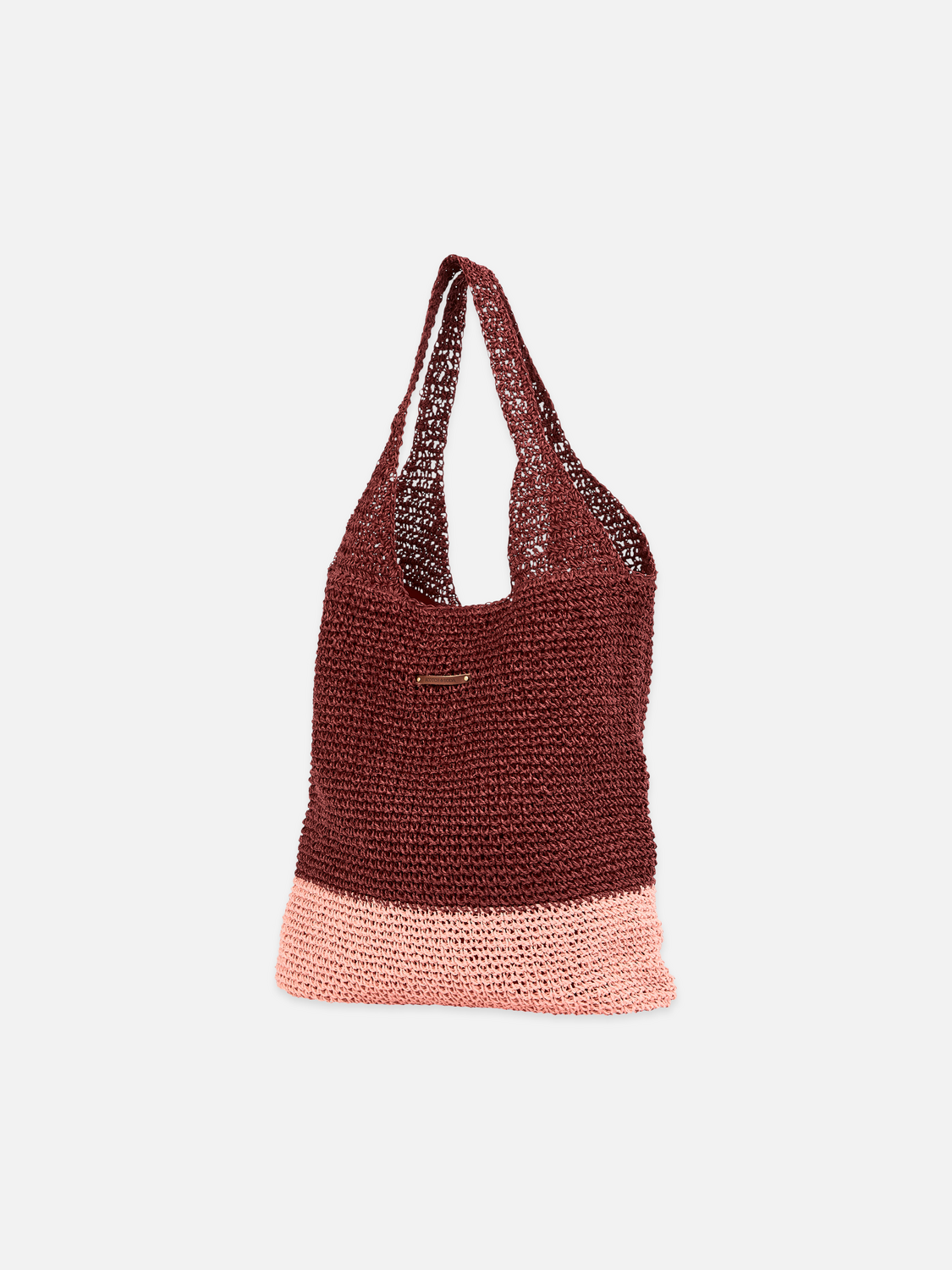 Oversized paper straw bag