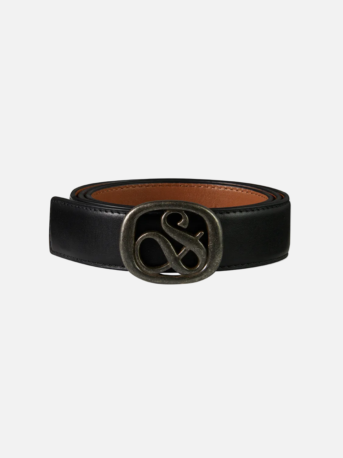 Reversible Ampersand belt - BLACK