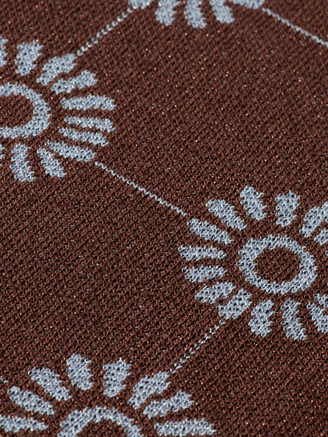 Jacquard knitted shorts