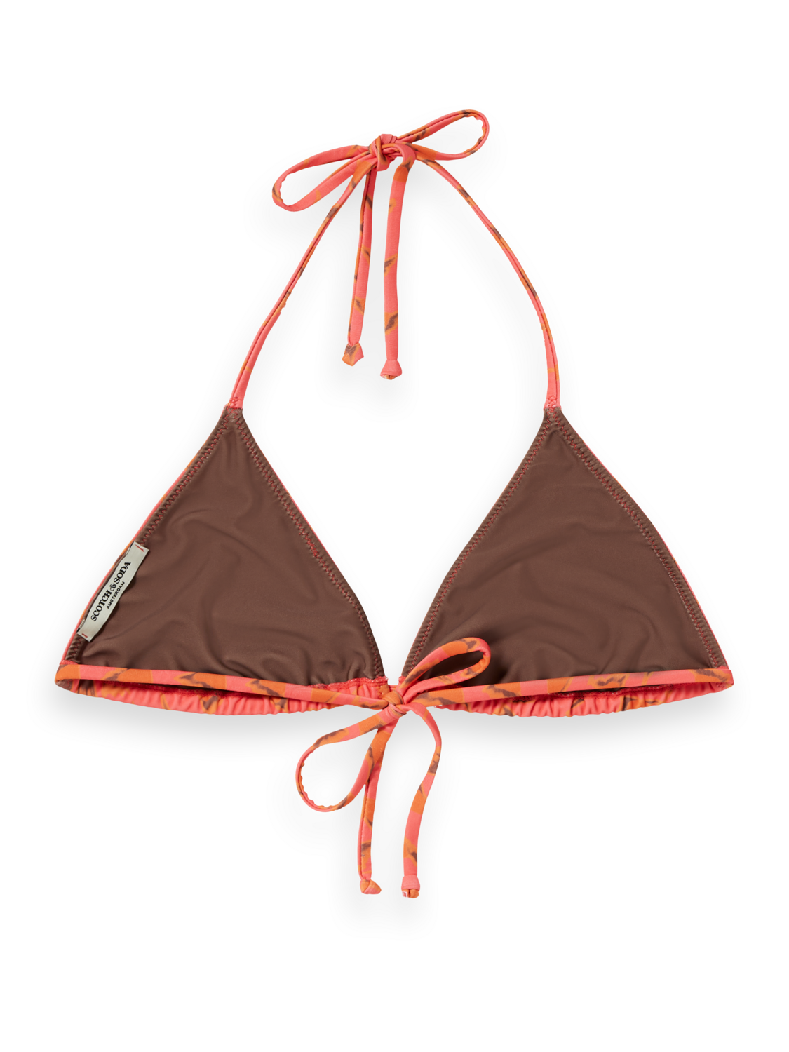 Reversible Printed Bikini Top