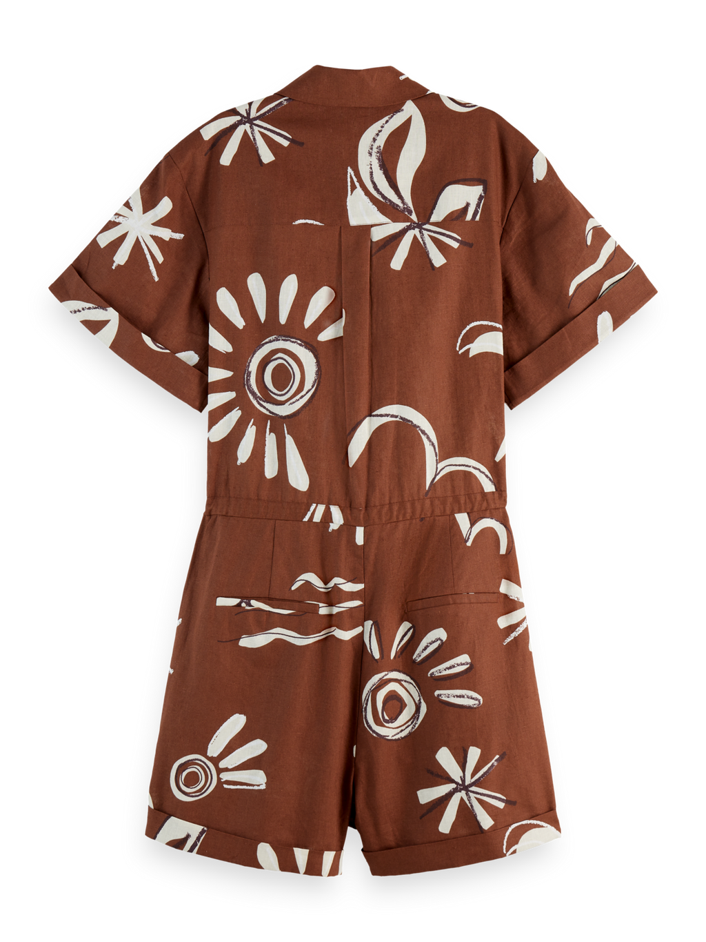 Linen Utility Playsuit