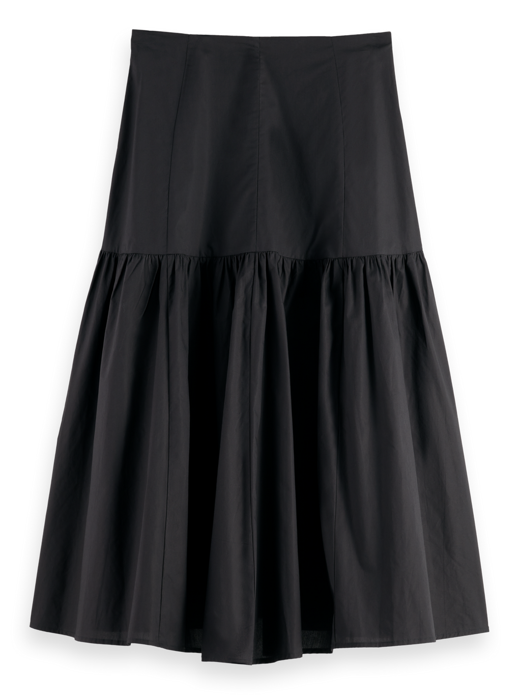 High-Rise Midi Skirt