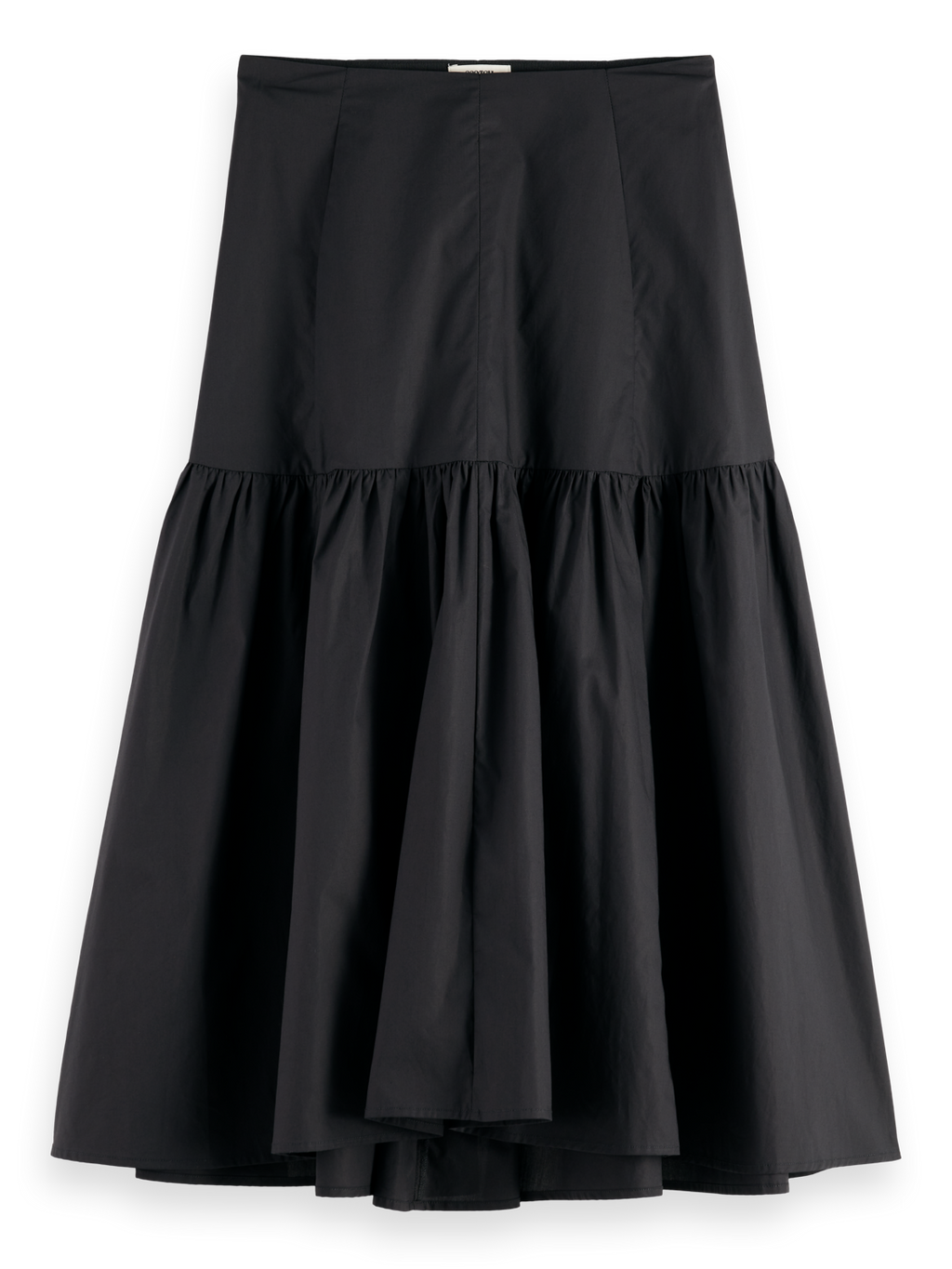 High-Rise Midi Skirt