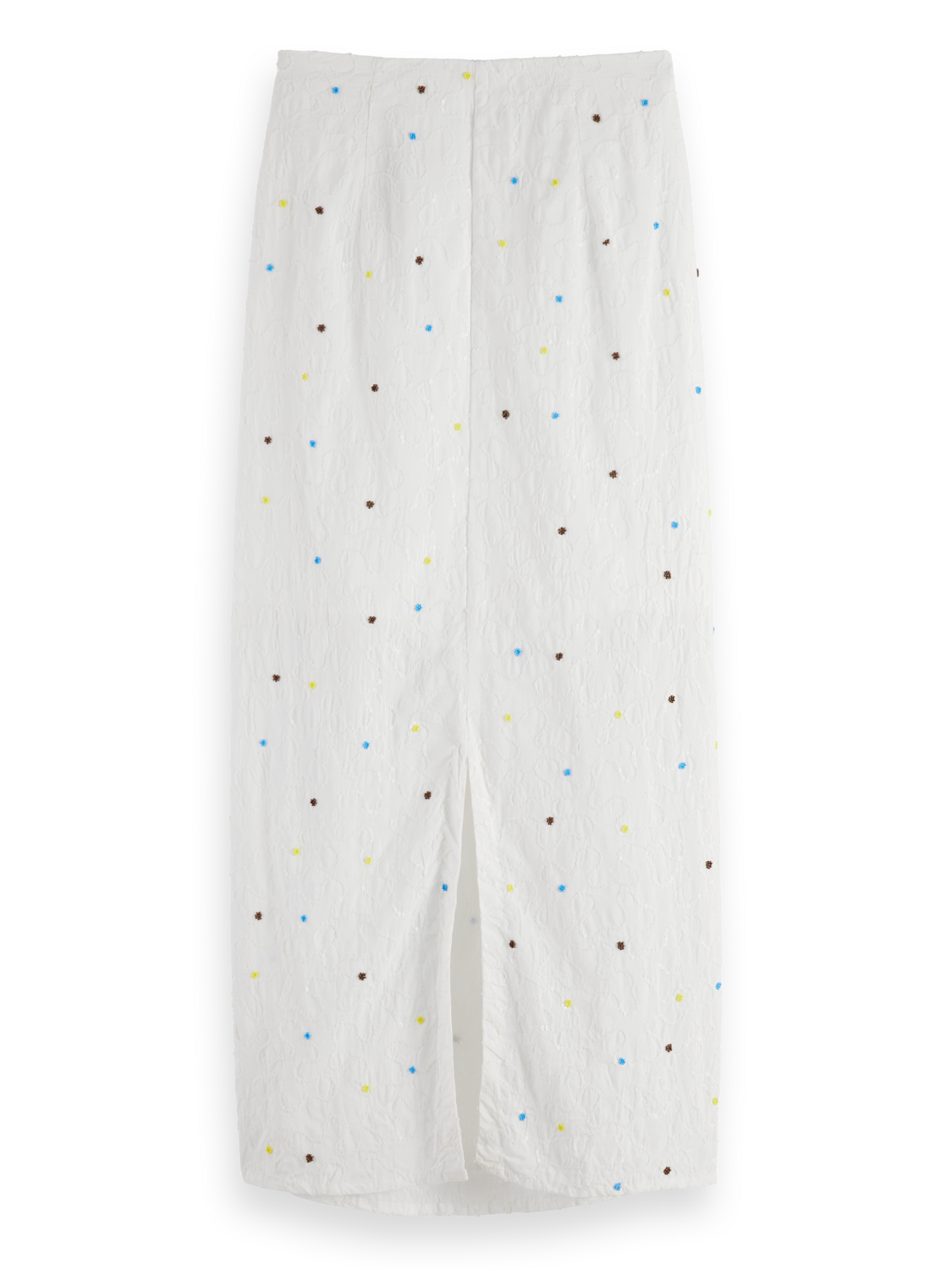 Beaded tube midi skirt