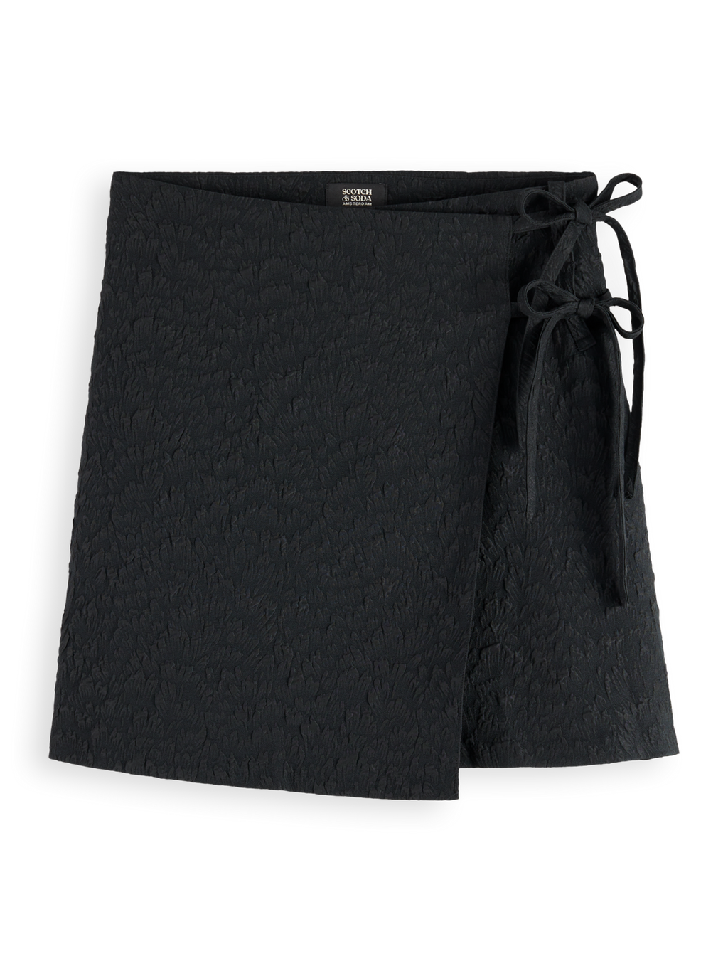 Wrap mini skirt