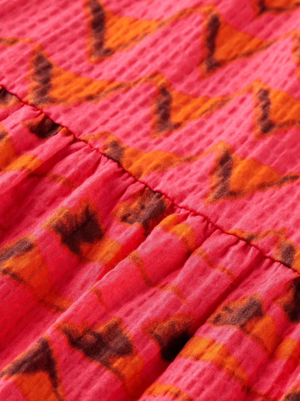 seersucker midi dress