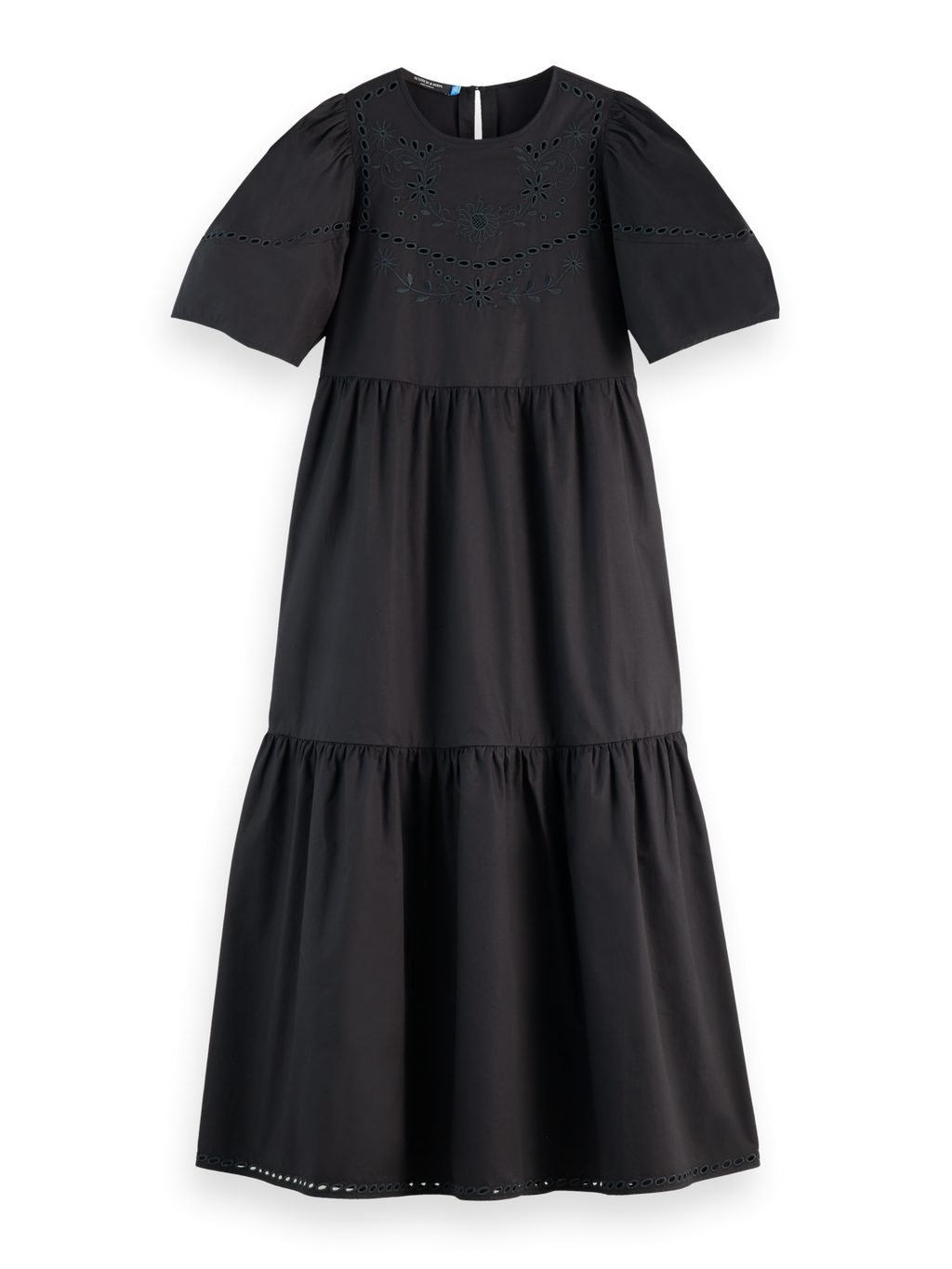 Cotton Twill Broderie Dress
