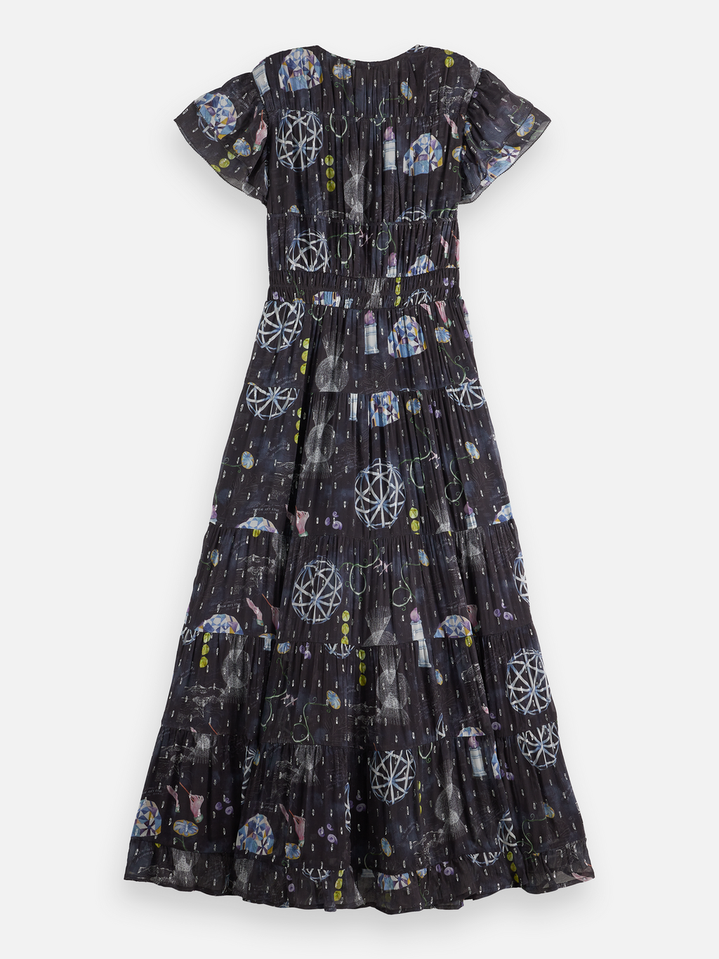 Gathered maxi dress