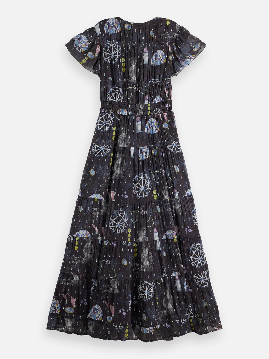 Gathered maxi dress