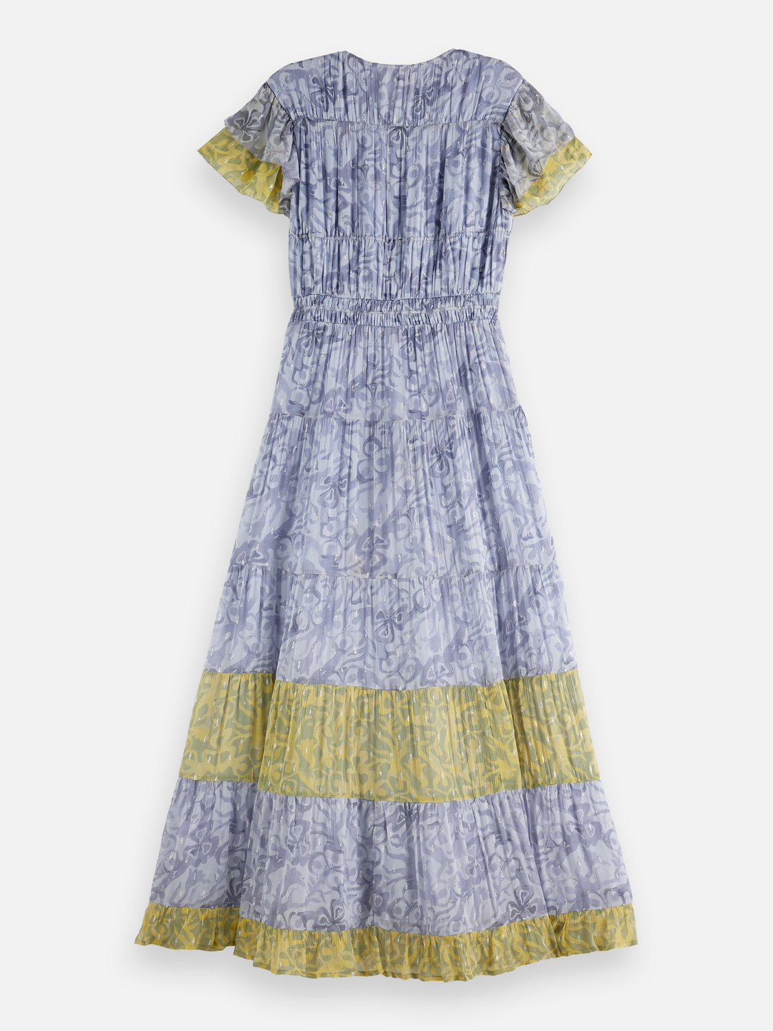 Gathered maxi dress