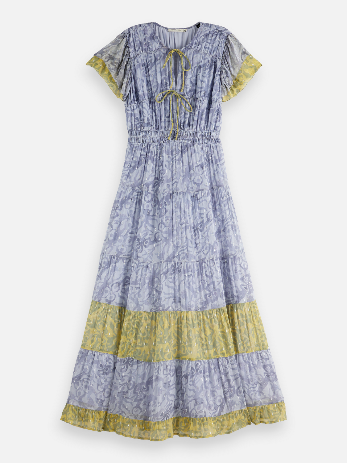 Gathered maxi dress